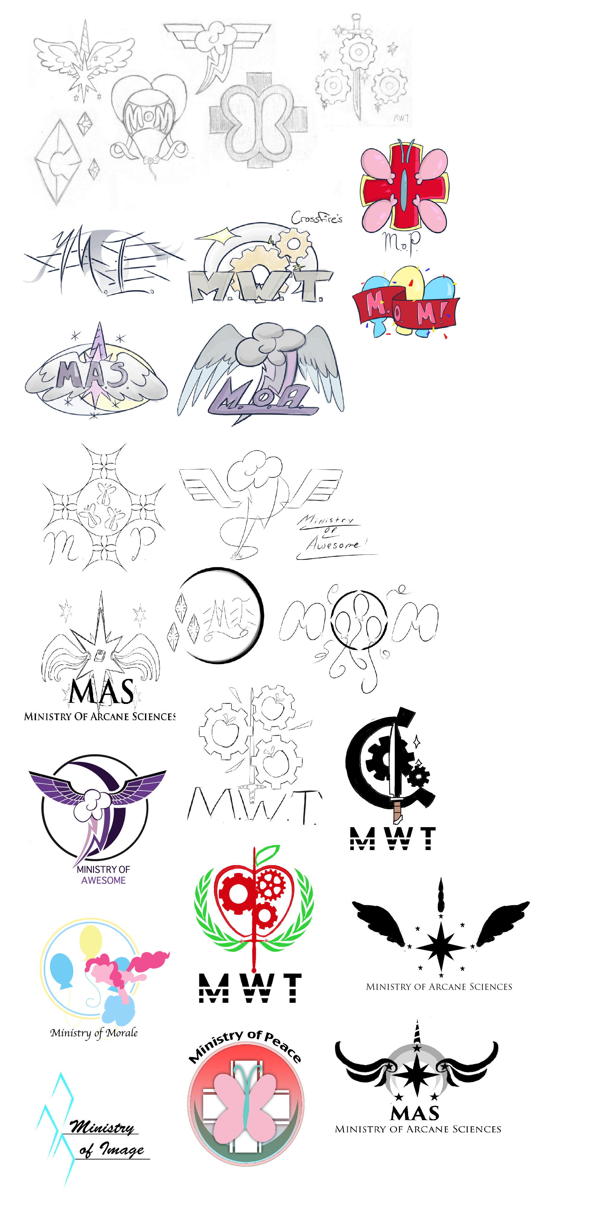 seven heavenly virtues symbols